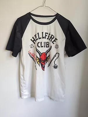 Hellfire Club Stranger Things Short Sleeve T-SHIRT Size L (G5) • $3.69