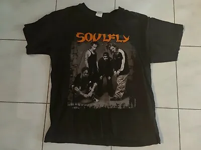 Vintage Soulfly Tribe Shirt Xl 1998 Slayer Pantera Metallica Rap Sepultura  • $260