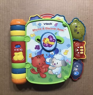 $5.95 • Buy Vtech Rhyme And Discover Book ~ Toddler/Kids Toy ~ Tested And Working