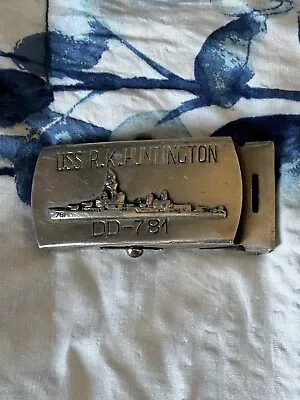 USS Huntington. DD-781 Belt Buckle • $50