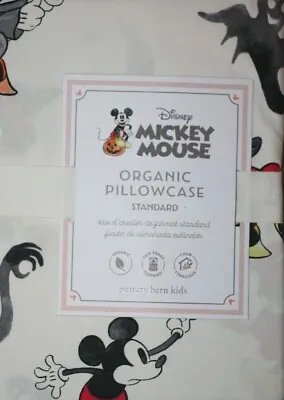 Pottery Barn Kids Disney Mickey Mouse Halloween Pillowcase  NEW 20  X 30  Minnie • $30