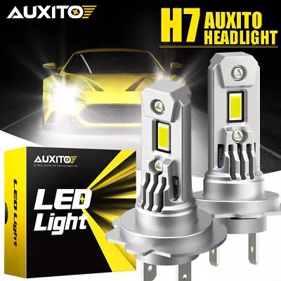 AUXITO H7 LED Headlight Bulb Light Kit High Low Beam 36000LM Globes Cool White • $55.99