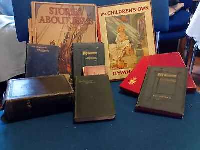 Job Lot Of Old Religious Books Hymn Prayer Holy Communion Bible Etc • £9.99