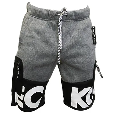 Msrp $48.99 Nwt Ecko Unltd. Men's Gray Black Adjustable Pull On Shorts Size M • $22.99