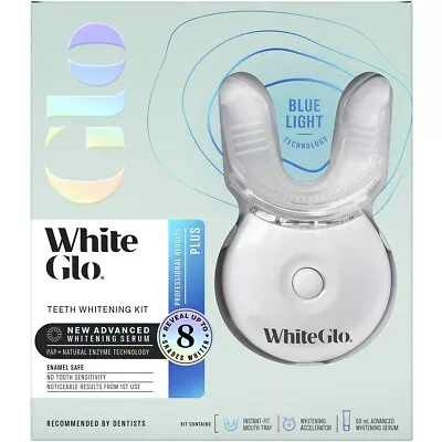 White Glo Plus Teeth Whitening Kit - Blue Light • $29.95