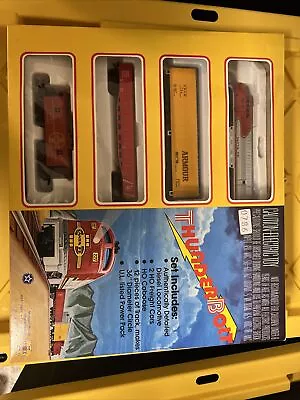 Mehano Master Model Thunderbolt #  HO Scale Train T-320 Vintage 17 Pc Train Set. • $39