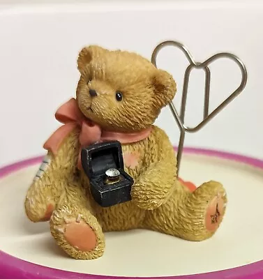 Cherished Teddies... Ways To Say I Love You ... Photo/Memo Holder .. Ring .. • £2.50