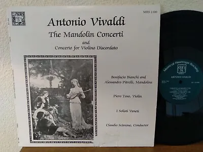 Antonio Vivaldi Mandolin Concerti LP NM Musical Heritage Society MHS 1100 • $5