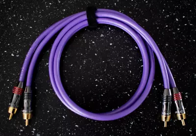 QED Qunex 1 Balanced Phono/RCA Audio Cable 99.999% Oxygen Free Copper 1 Meter • £20