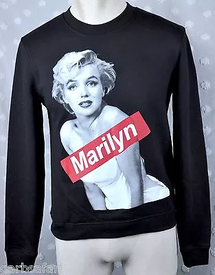 Marilyn Monroe S Crew Sweatshirt Small Unisex Black Greene Licensed New • $29.95