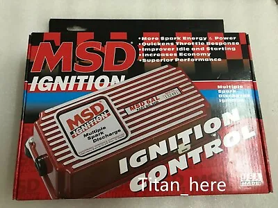 MSD Ignition 6AL Style Multiple Spark Discharge Red CDI Ignition Box 6420 By DHL • $226