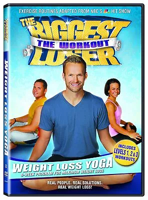 Biggest Loser: Weight Loss Yoga (DVD) (VG) (W/Case) • $4.25