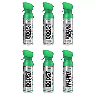 Boost Oxygen 5 Liter Canned Supplemental Oxygen Bottle With Mouthpiece (6 Pack) • $59.82