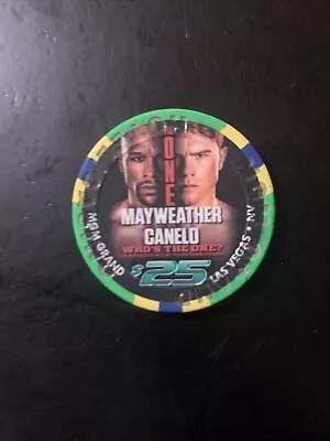 Mayweather Vs Canelo Boxing - Original Fight Chip - MGM LAS VEGAS RARE Collect • $67.50