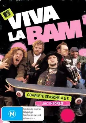 Viva La Bam : Season 4-5 (DVD 2005) Bam Margera Comedy Region 4 • $7.71