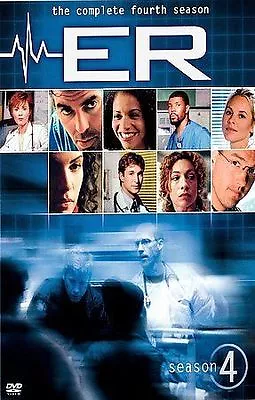 E.R.: The Complete Fourth Season  (6 DVD Set 2005) George Clooney  Slipcover • $4.95