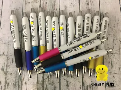 £10 • Buy Profanity Pens - Cheeky Novelty Office Stationary