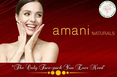 £5.95 • Buy Natural Face Mask Sandalwood,Rose Petal,Neem,Multani Mitti Herbal Face Pack 100g