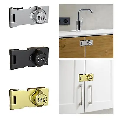 Mechanical Password Lock Sliding Door Lock File Cabinet Lock Refrigerator Lock • $15.30