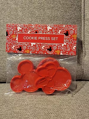 MICKEY AND MINNIE MOUSE HEADS DISNEY SET OF 3 SPECIAL COOKIE Press Set • $3.99