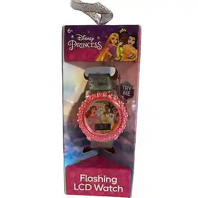 Disney Princess Flashing LCD Girl's Watch Age 6+ ~NIB~ • $13