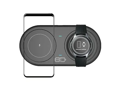 All In 1 Wireless Charger Pad For Samsung Watches IPhones Android & Earbuds • $4.90