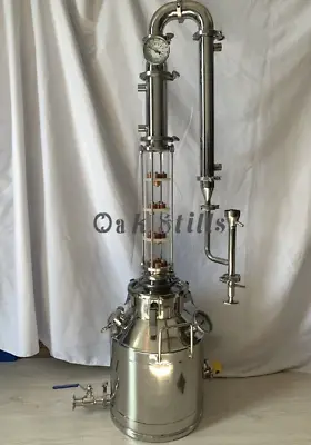 30Lt / 8 Gallon Alcohol Distiller Glass Column Still With Controller And Heating • $960