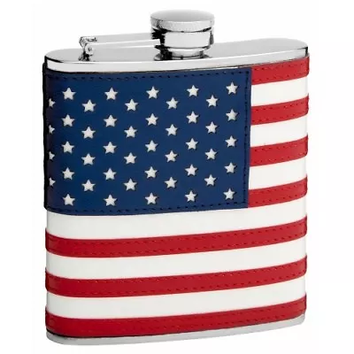 6 Oz  The Patriot  American Flag Flask • $14.95