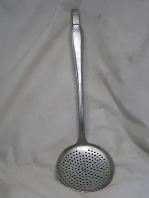 Vintage German Kitchen Utensil Handled Strainer Sifter Strain Spoon Hook End • $9