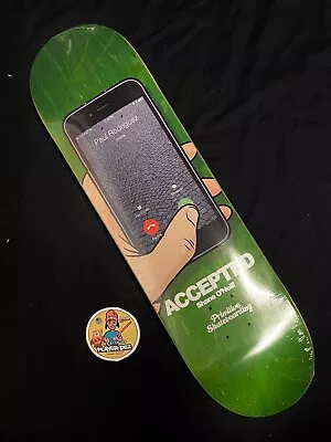 RARE Green Shane O'Neill Primitive Prod Phone Call Skateboard Deck In Shrink • $147.19