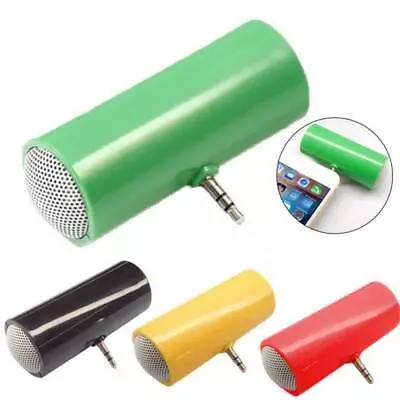 Mini 3.5mm Directnsert Stereo Speaker Music Player Loudspeaker For Phone PC- • $3.22