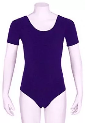 Mondor 496 Child's Toddler Extra Small (2-4) Violet Purple Short Sleeve Leotard • $9.99