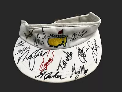 Masters Golf Tournament Visor With Multiple Signatures • $89.95