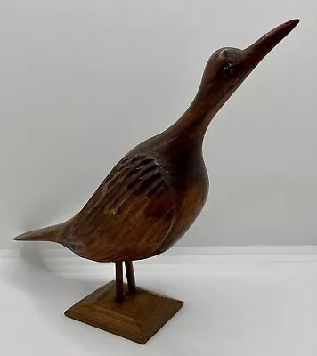 $15.99 • Buy Vintage Hand Carved Wood Bird Figurine, Made In Ocho Rios, Jamaica, Dated- 1988