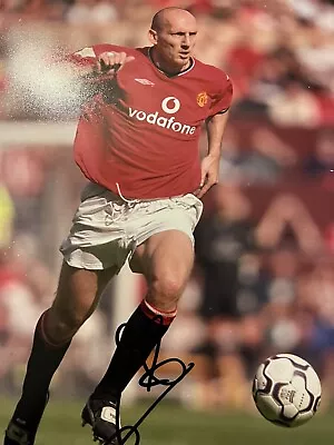 Jaap Stam Signed 12x8 Inch Photo Photograph Autograph • £0.99