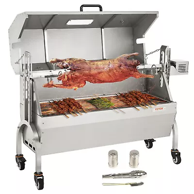 VEVOR Roaster Spit Rotisserie BBQ Grill Pig Lamb Chicken Roaster 50W 132LBS • $535.99