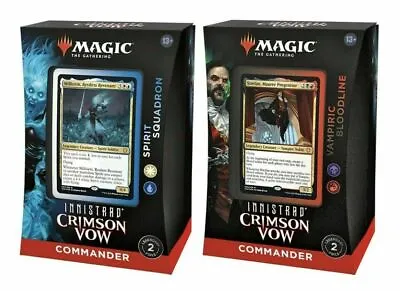 MTG Magic The Gathering Innistrad Crimson Vow BOTH Commander Decks SEALED! • $64.95