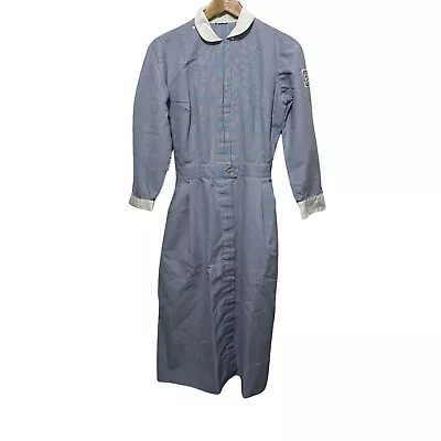 Vintage 50s Nurses Uniform Dress Size Small Houston Baptist University • $74