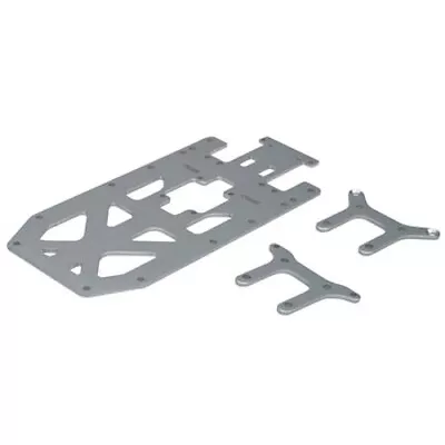 Losi LOSB0900 Upper Chassis Plate Set (3) Silver: 1/18 Mini-LST & Mini-LST2 • $4.23