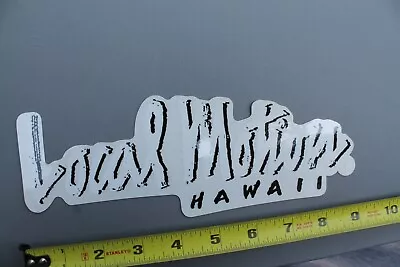 LOCAL MOTION Hawaii Surfboards Clear White OG 80's LM1 Vintage Surfing STICKER • $20