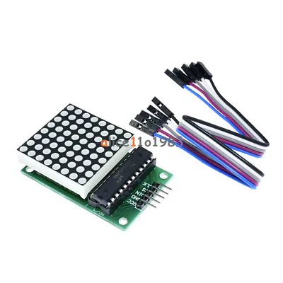 £3.55 • Buy MAX7219 Dot Led Matrix Module MCU Control LED Display Module For Arduino