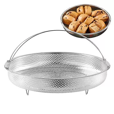 Stainless Steel Steamer Basket Food Steaming Rack Kitchen Strainer For Fruit • $10.87