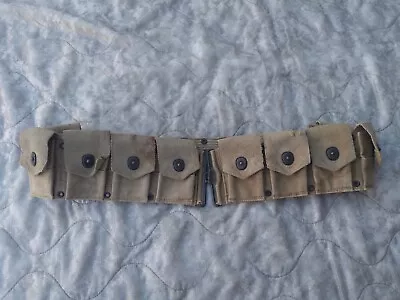 US WW1 M1917 Cartridge Belt LCC& CO 9/1918 1903 Springfield • $89.99