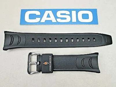 Casio PRW-200J PRS-500 ProTrek Black Resin Rubber Watch Band Strap • $37.85