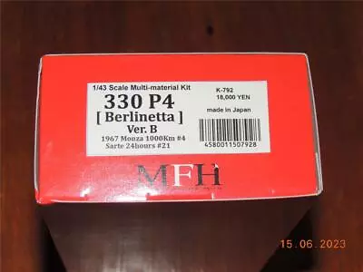 MODEL FACTORY HIRO MFH 1/43 F1 FERRARI 330P4 KIT Ver.B K-792 • $259.99