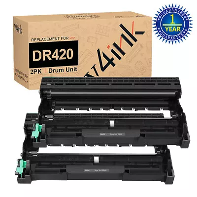 V4ink 2PK DR420 Drum Compatible For Brother DR-420 450 HL-2240 2270DW MFC-7860DW • $36.99