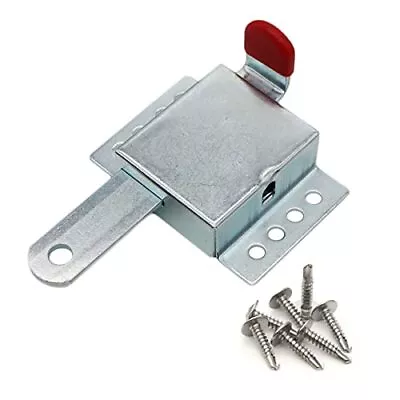 Heavy Duty Inside Deadlock Galvanized Steel Garage Door Slide Lock For Most • £13.29