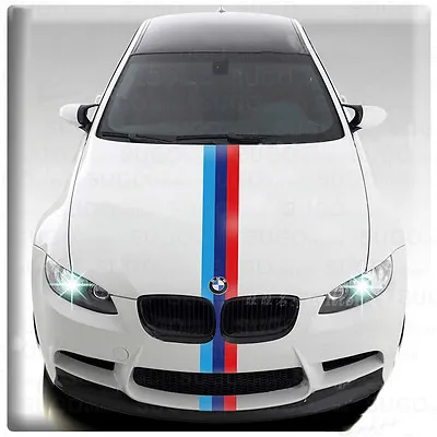 36  BMW M-Power 3-Colored Racing Body Stripe Decal Custom DIY Sticker 3ft • $12.79