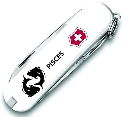 Victorinox Swiss Army 2.3  Limited Edition Classic SD Zodiac Pisces 55085.GEM ** • $15.05