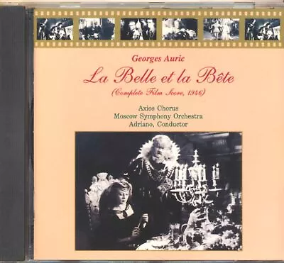 La Belle Et La Bete Georges Auric Moscow Symphony Orchestra CD • $10